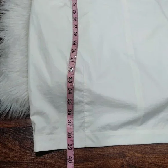 Peserico Womens White Embellished Artsey Lux Dress Size 42 M Made In Italy - Picture 10 of 16